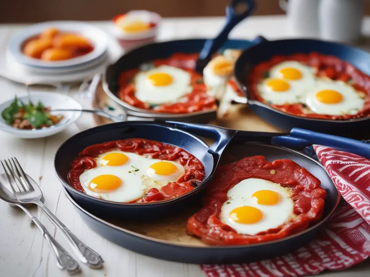 Eggs with sucuk