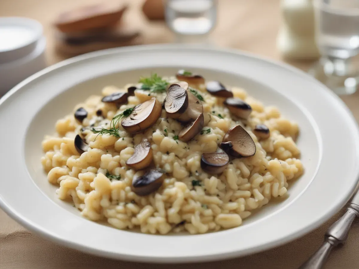 Mantarlı Risotto