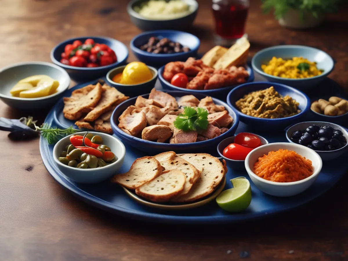 Karışık Soğuk Meze Tabağı