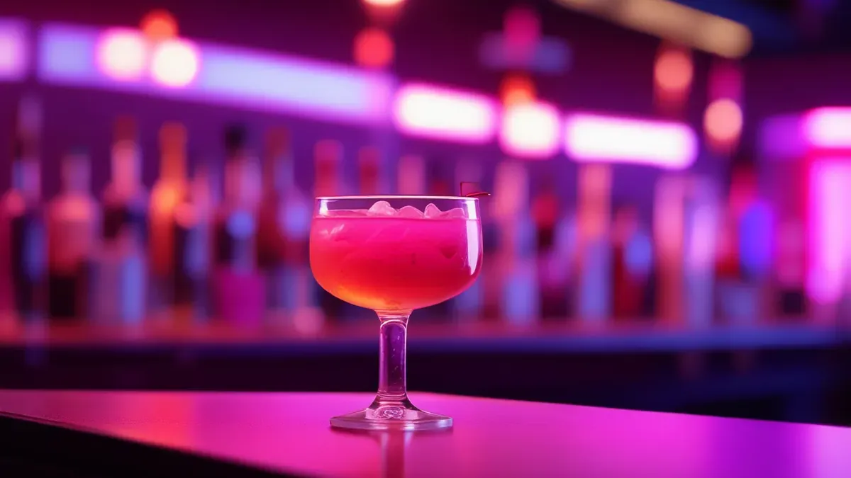 Mor Neon Bar